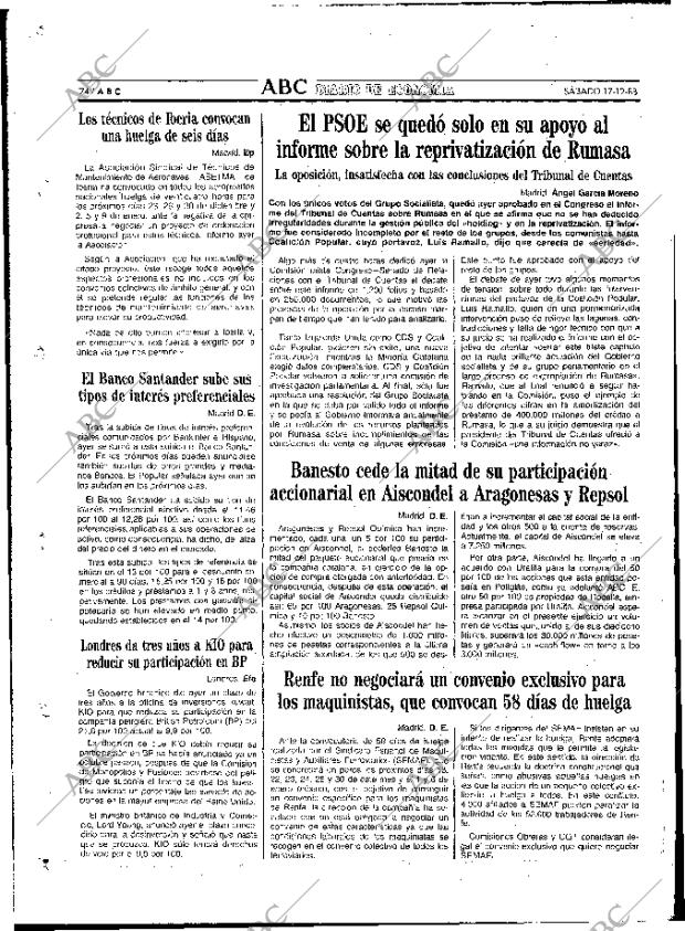 ABC MADRID 17-12-1988 página 74