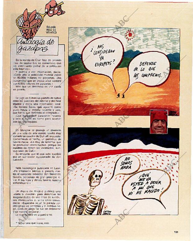 BLANCO Y NEGRO MADRID 18-12-1988 página 131
