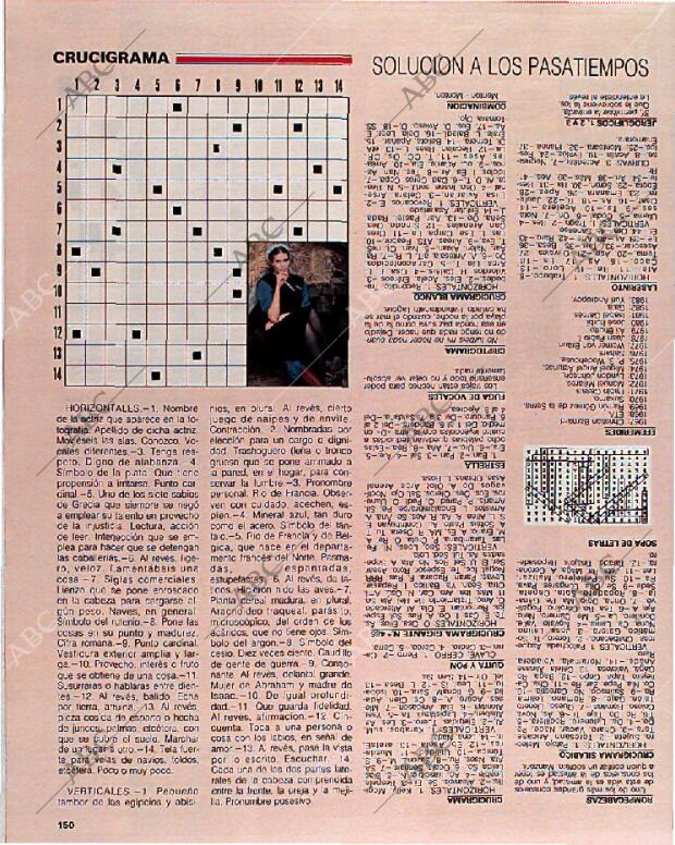 BLANCO Y NEGRO MADRID 18-12-1988 página 150