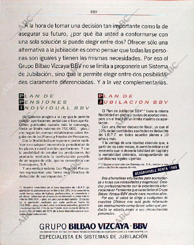 BLANCO Y NEGRO MADRID 18-12-1988 página 31