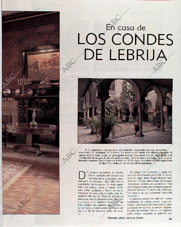 BLANCO Y NEGRO MADRID 18-12-1988 página 73