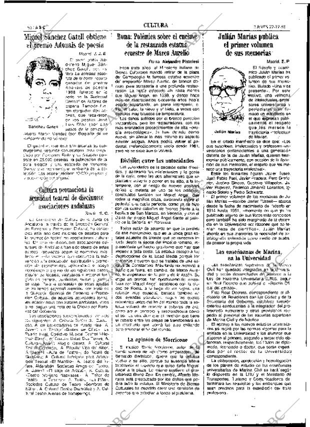 ABC SEVILLA 22-12-1988 página 50
