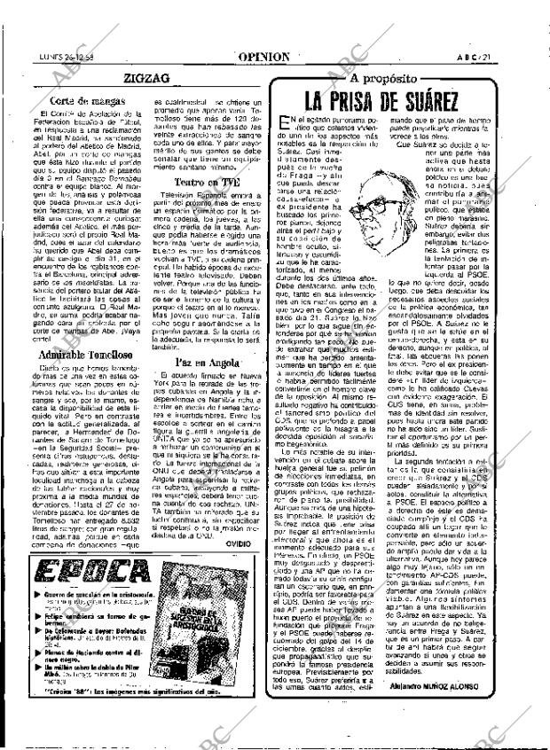 ABC MADRID 26-12-1988 página 21