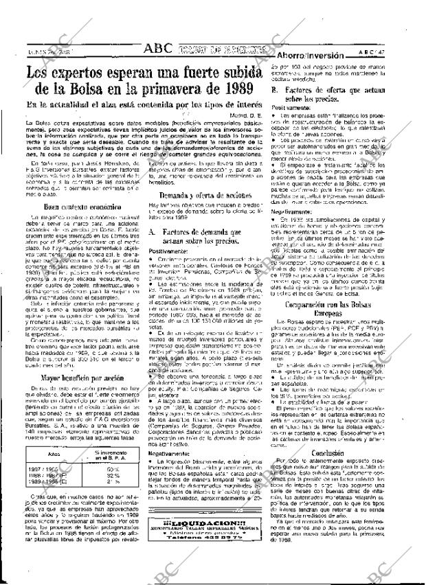 ABC MADRID 26-12-1988 página 47