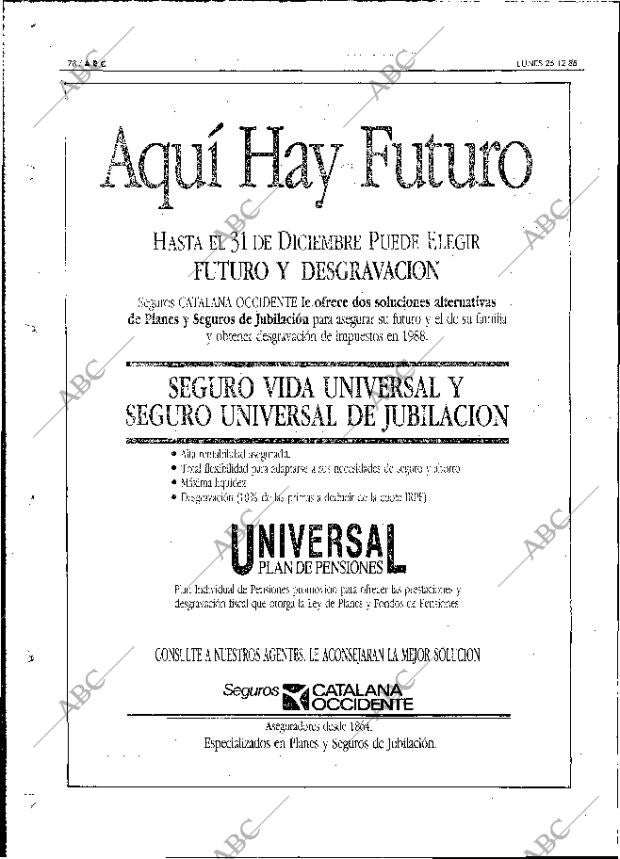 ABC MADRID 26-12-1988 página 78