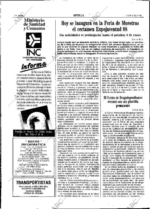 ABC SEVILLA 26-12-1988 página 44