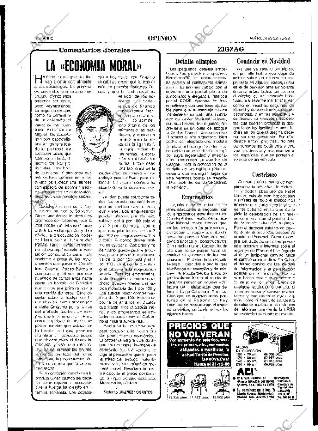 ABC MADRID 28-12-1988 página 16
