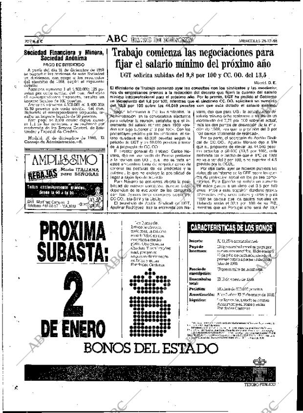 ABC MADRID 28-12-1988 página 70