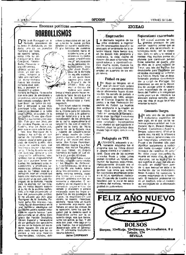 ABC SEVILLA 30-12-1988 página 16