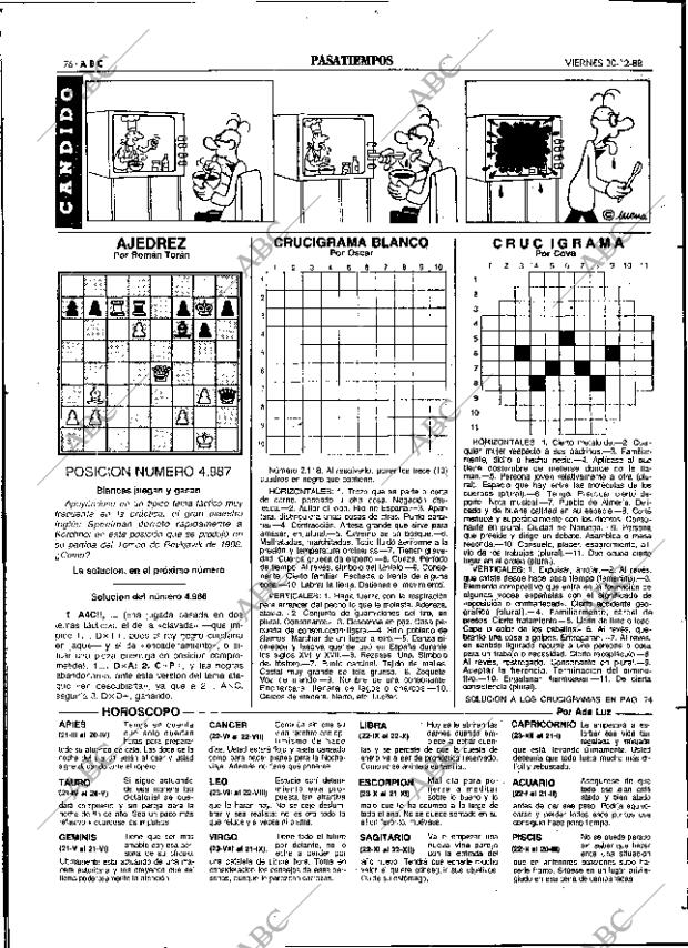 ABC SEVILLA 30-12-1988 página 76