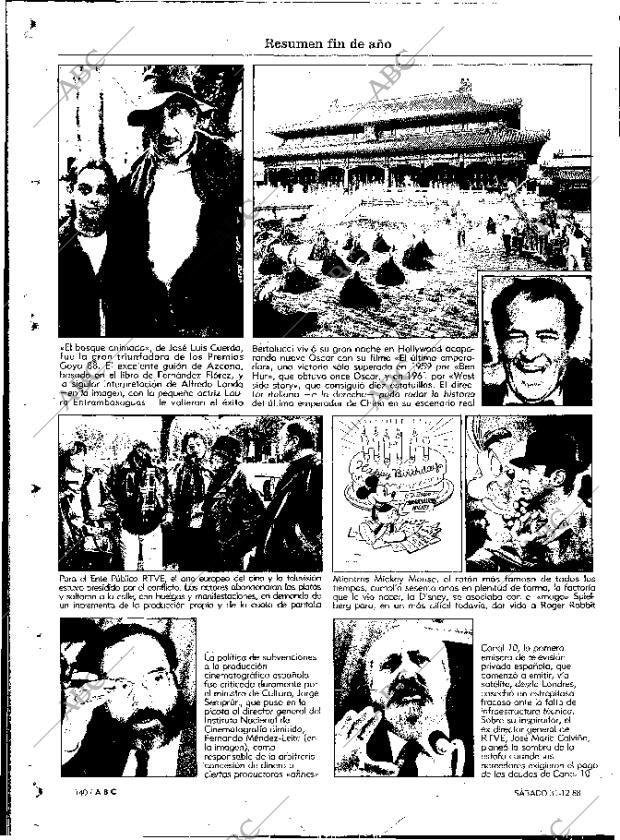 ABC MADRID 31-12-1988 página 140