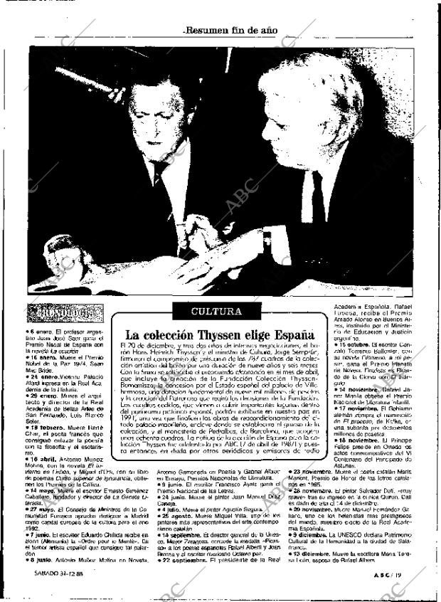 ABC MADRID 31-12-1988 página 19