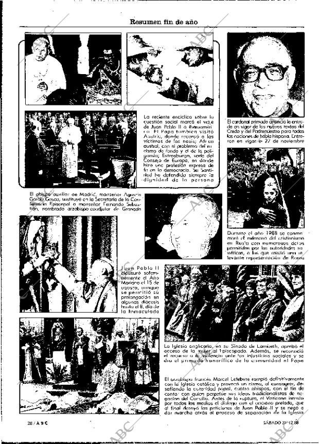 ABC MADRID 31-12-1988 página 28