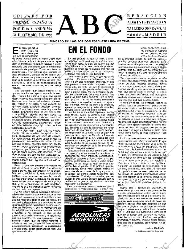 ABC MADRID 31-12-1988 página 3