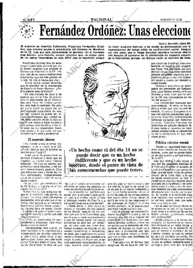 ABC MADRID 31-12-1988 página 42