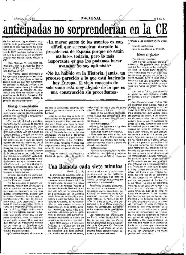 ABC MADRID 31-12-1988 página 43
