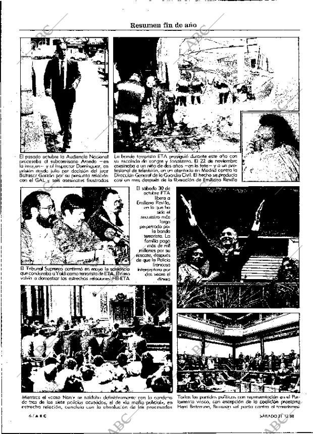 ABC MADRID 31-12-1988 página 6