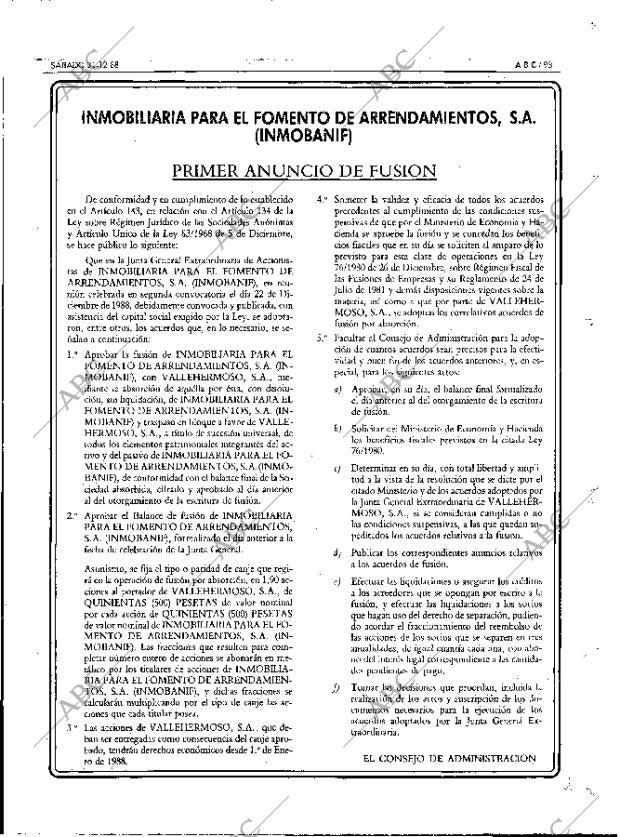 ABC MADRID 31-12-1988 página 93