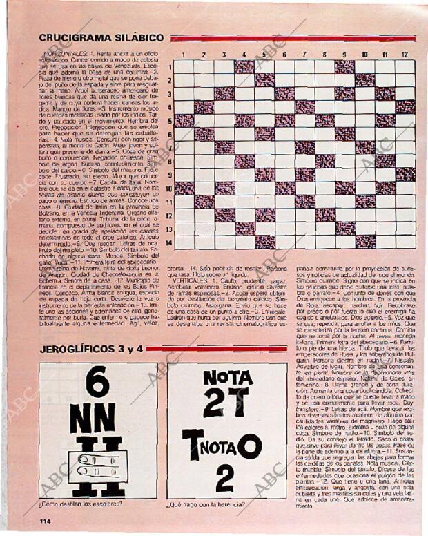 BLANCO Y NEGRO MADRID 31-12-1988 página 114
