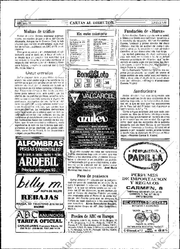 ABC MADRID 02-01-1989 página 18
