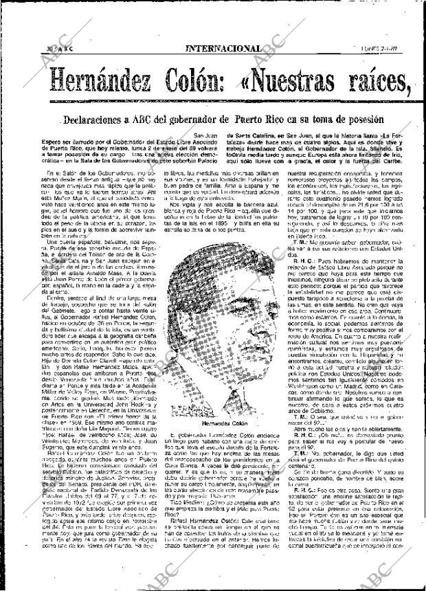 ABC MADRID 02-01-1989 página 30