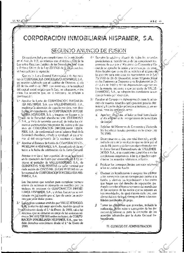 ABC MADRID 02-01-1989 página 49