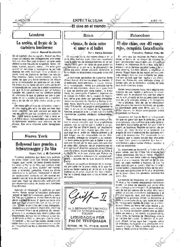 ABC MADRID 02-01-1989 página 91