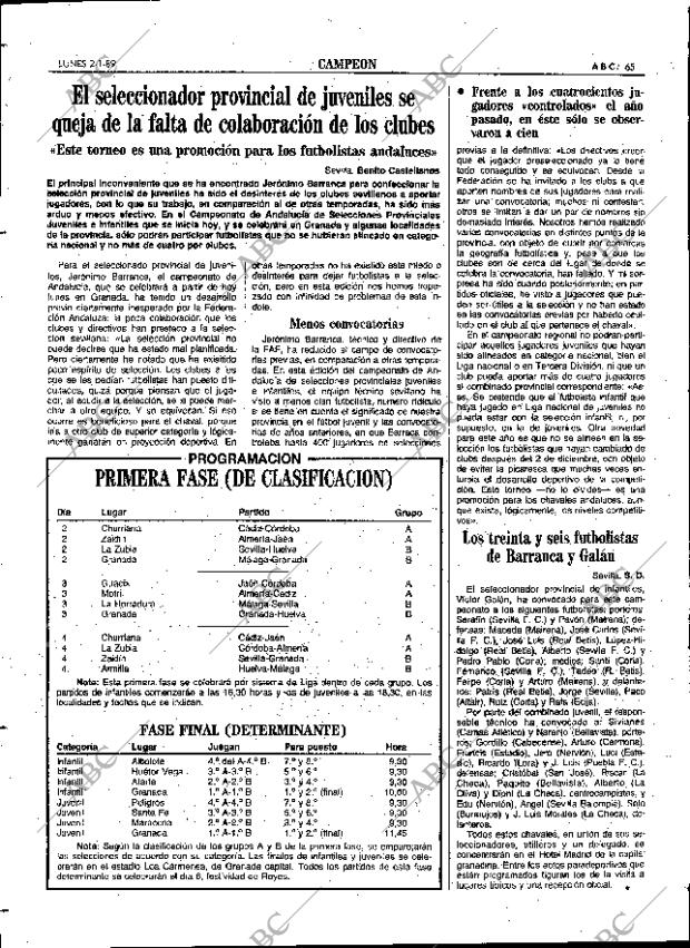 ABC SEVILLA 02-01-1989 página 65