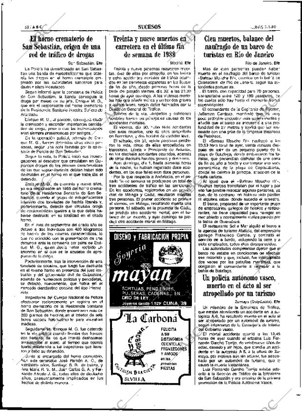 ABC SEVILLA 02-01-1989 página 68