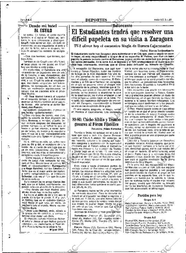 ABC MADRID 03-01-1989 página 74