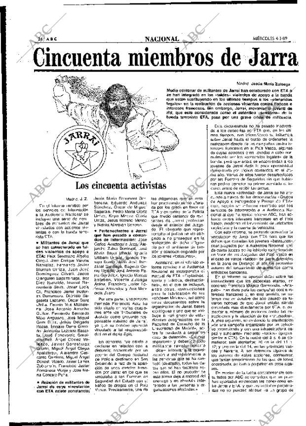 ABC MADRID 04-01-1989 página 24