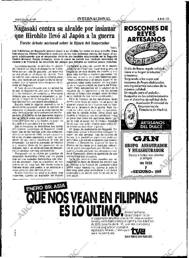 ABC MADRID 04-01-1989 página 33