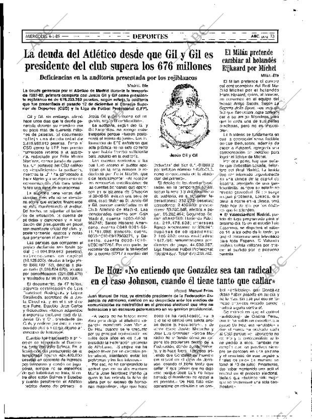 ABC MADRID 04-01-1989 página 73