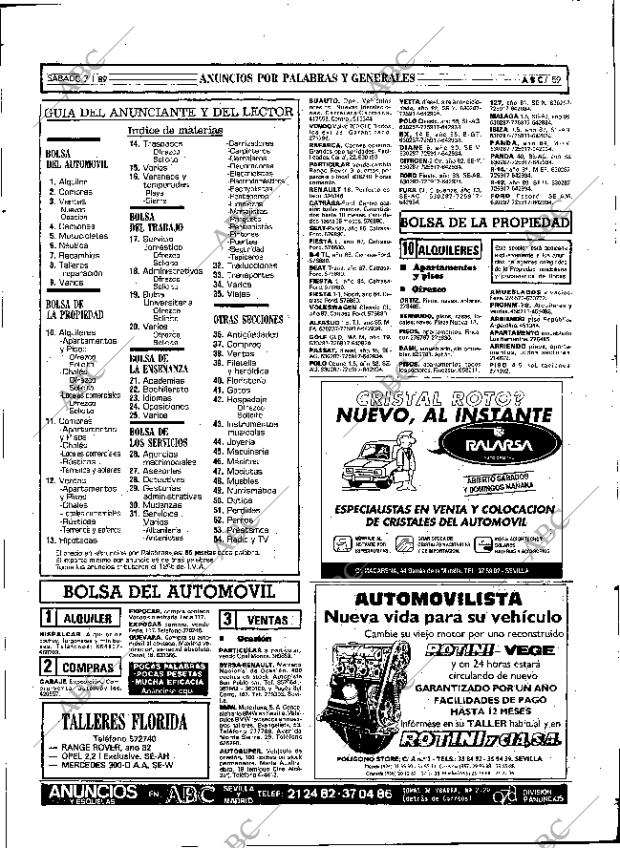 ABC SEVILLA 07-01-1989 página 67