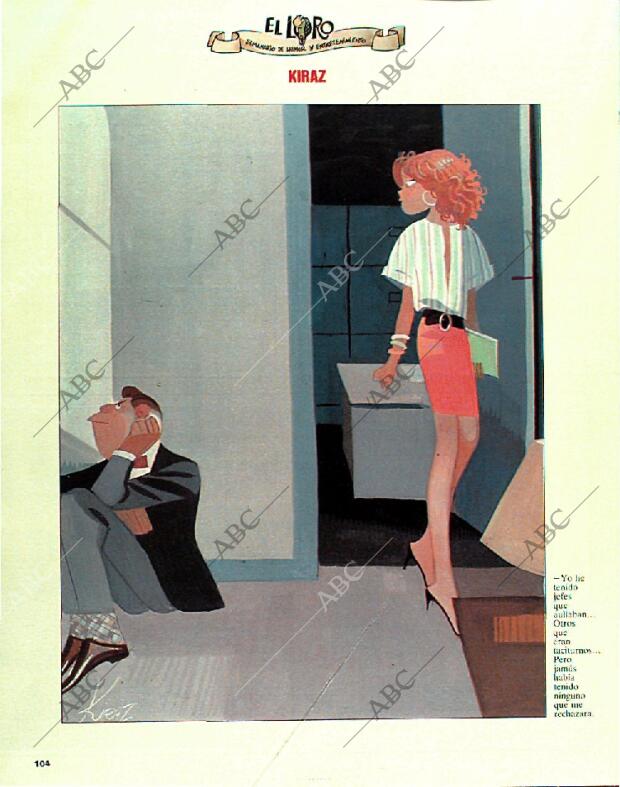 BLANCO Y NEGRO MADRID 08-01-1989 página 104