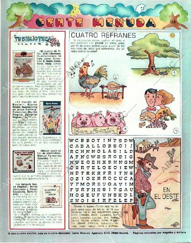 BLANCO Y NEGRO MADRID 08-01-1989 página 105