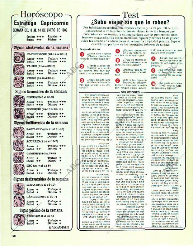 BLANCO Y NEGRO MADRID 08-01-1989 página 120