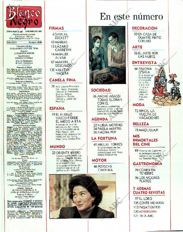 BLANCO Y NEGRO MADRID 08-01-1989 página 3