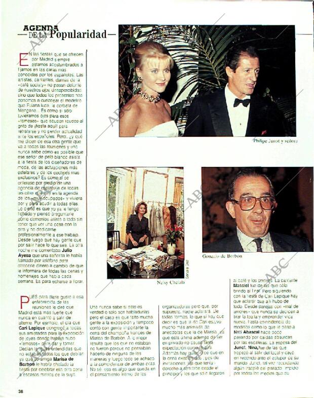 BLANCO Y NEGRO MADRID 08-01-1989 página 38