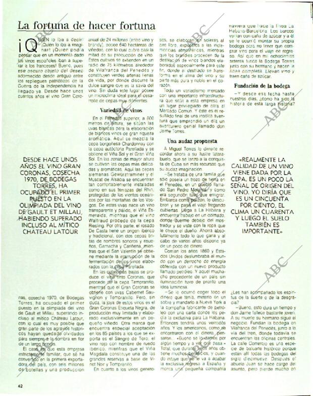 BLANCO Y NEGRO MADRID 08-01-1989 página 42