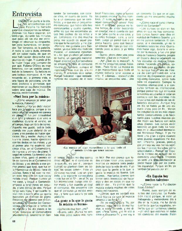 BLANCO Y NEGRO MADRID 08-01-1989 página 68