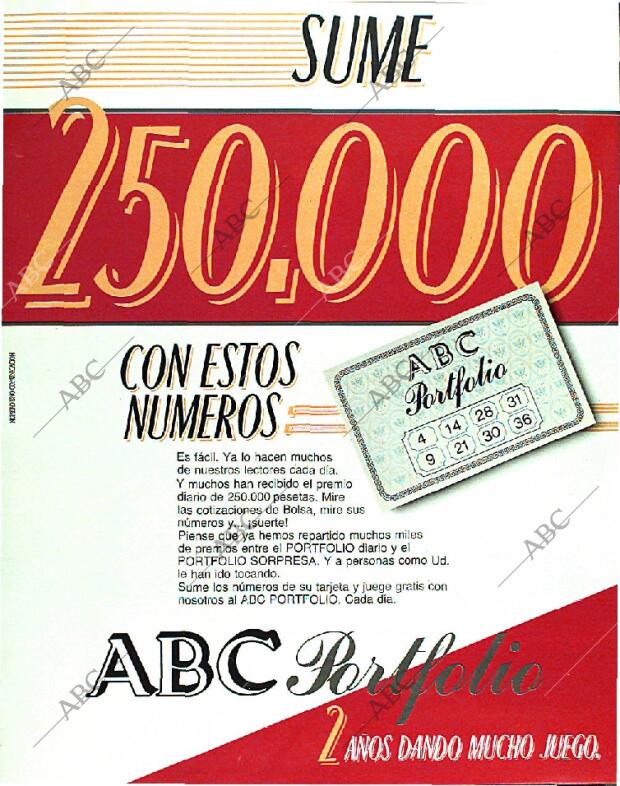 BLANCO Y NEGRO MADRID 08-01-1989 página 86