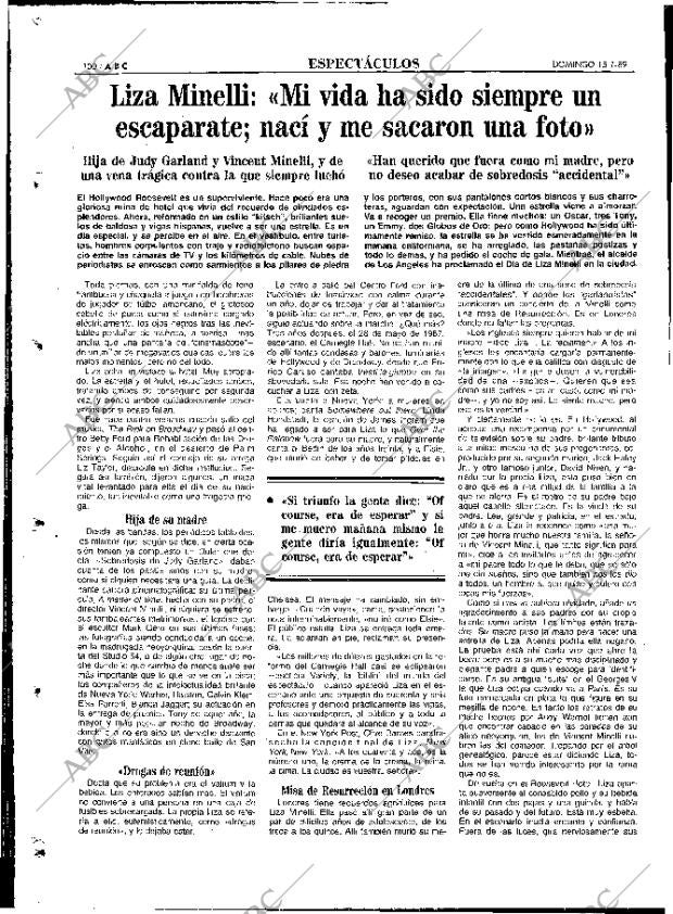 ABC MADRID 15-01-1989 página 100