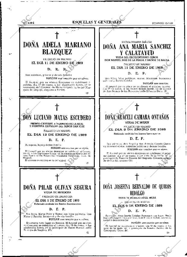 ABC MADRID 15-01-1989 página 110