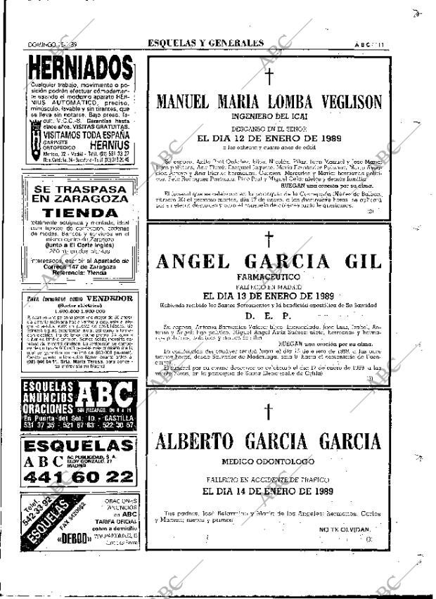 ABC MADRID 15-01-1989 página 111