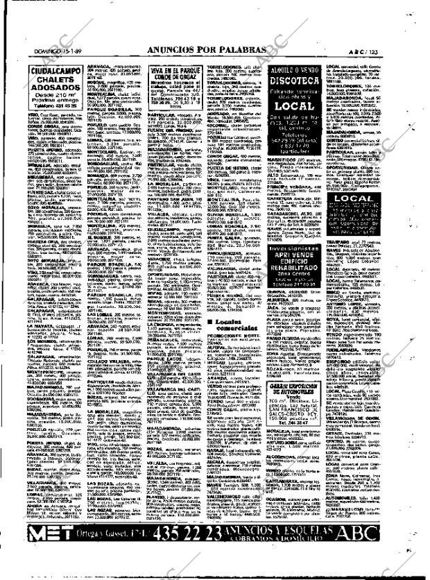 ABC MADRID 15-01-1989 página 123