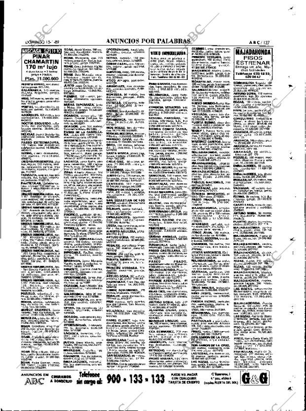 ABC MADRID 15-01-1989 página 127