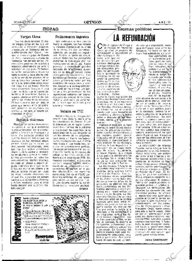 ABC MADRID 15-01-1989 página 29