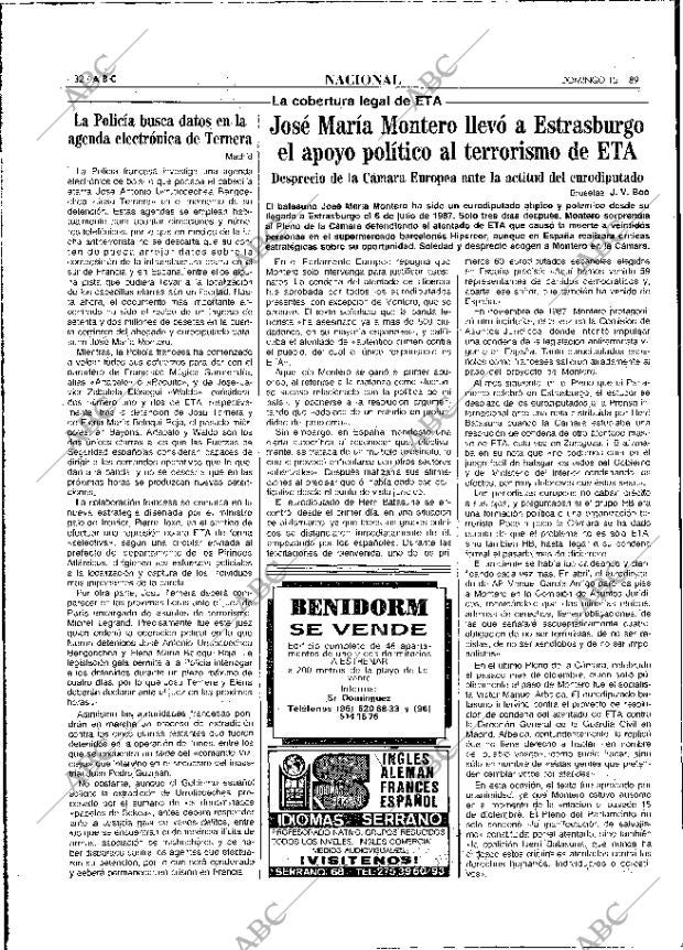 ABC MADRID 15-01-1989 página 32