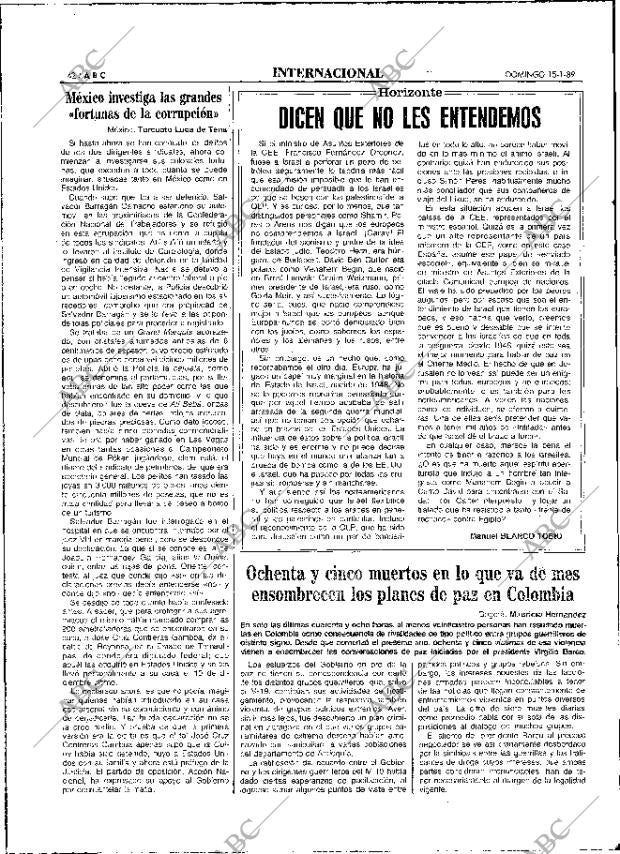 ABC MADRID 15-01-1989 página 42